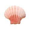 Cuscino di peluche a forma di conchiglia rosa