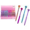 Penna con diamante in inchiostro blu 0,7 mm mix
