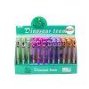 Penna con dinosauro e diamanti in inchiostro blu 0,7 mm mix