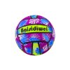 Gumový míč s listy 24 cm fialový