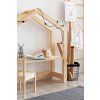 Tavolo da lavoro per bambini a forma di casetta ADEKO 40x100 cm