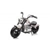 Dětská elektrická motorka Chopper Warrior 36V bílá1