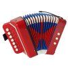 Accordion per piccolo musicista rosso