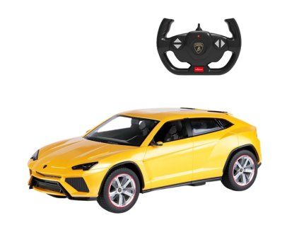 RC automobilis Rastar 1:14 Lamborghini Urus geltonas