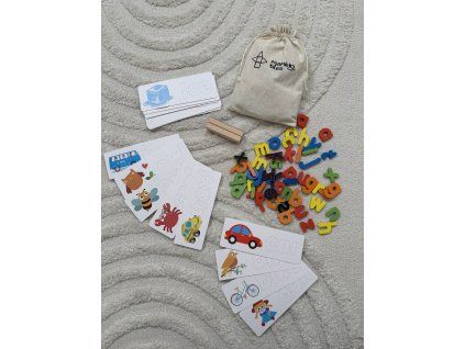 Mamido Tiles Magic Bag - Magnetiniai raidės MT110