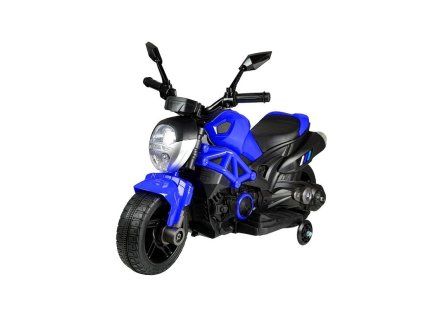 Dětská elektrická motorka GTM188 modrá1