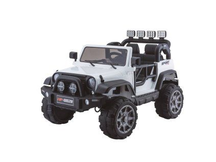 Dětské elektrické autíčko Jeep HP012 bílé1