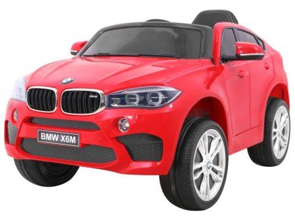 Elektrinis automobilis BMW X6 M raudonas