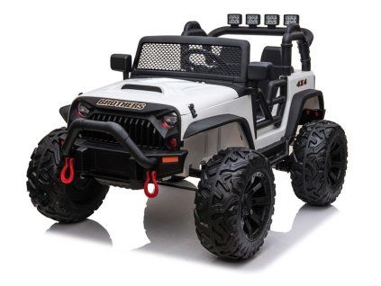 elektrické auto jeep bílé (6)