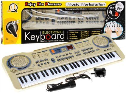 Keyboard s mikrofonem a USB vstupem
