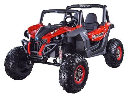 Elektrinis automobilis Buggy SuperStar 4x4 dažytas raudonas