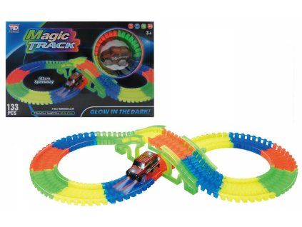 Magic Track svítící autodráha 133 dílů