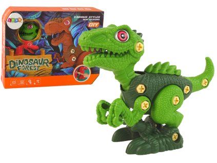 Konstrukcinis DIY dinozauras žalias