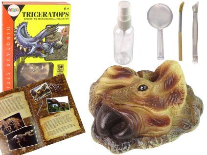 Archeologická sada pro vykopávky dinosaur Triceratops