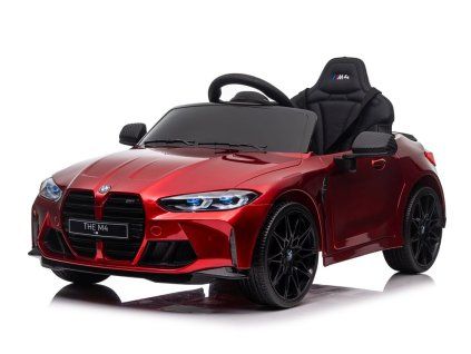Elektrické autíčko BMW M4 lakované červené