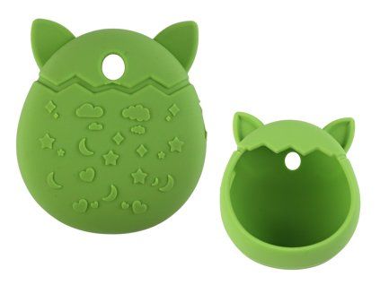 Žalias silikoninis dėklas Tamagotchi