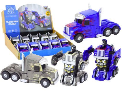 Auto-robotas sunkvežimis 2v1 Robotas 2 spalvos
