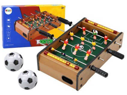 Medinis mini stalo futbolas 36cm x 21,5cm x 9cm