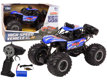 RC visureigis 1:8 su mėlynais amortizatoriais