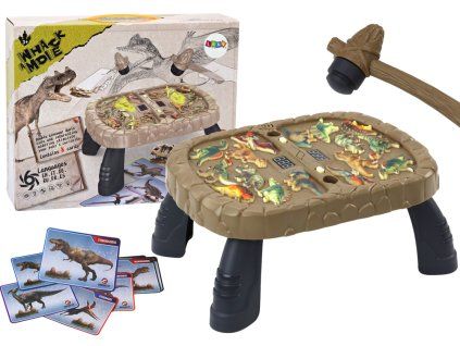 Įgūdžių žaidimas Whac-a-mole dinozaurai staliukas