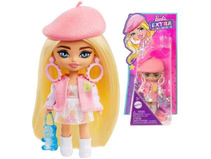 Stilinga mados lėlė Barbie Extra Mini Minis su berete