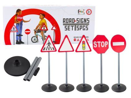 Sada dopravních značek 70 cm 5 ks1
