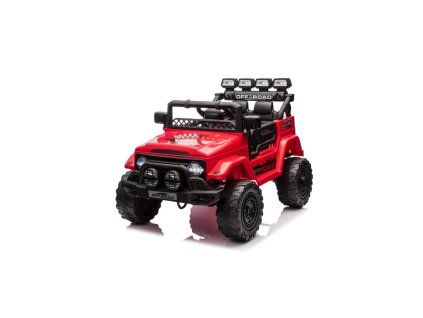Elektrinis automobilis Off-Road Climber 4x4 raudonas