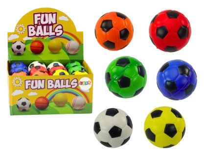 Mažas minkštas putų kamuoliukas Futbolas 5,5 cm