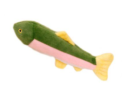 Pískací plyšová rybka 30 cm