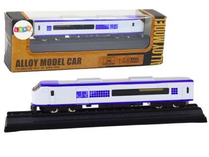 Kolekcinis traukinio modelis 1:48 mėlynas