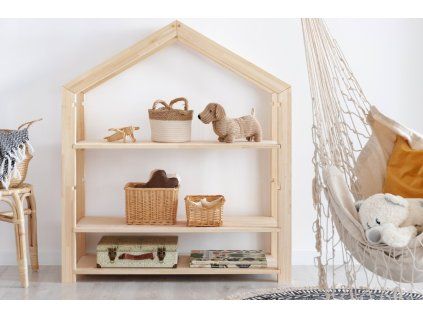 RGD 40x100 cm Dětský regál domeček ADEKO
