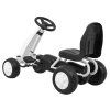 Vaikiškas pedalinis kartingas baltas