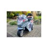 Dětská elektrická motorka stříbrná04