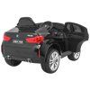 Elektrinis BMW X6 M automobilis juodas