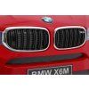 Elektrinis BMW X6 M automobiliukas, lakuotas raudonas