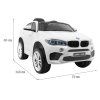 Elektrinis automobilis BMW X6 M baltas