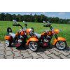 Vaikiškas elektrinis motociklas Chopper oranžinis