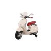 Dětský elektrický skútr Vespa GTS bílá1