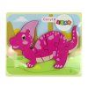 Dřevěné puzzle dinosaurus Corythosaurus Spinosaurus fialové