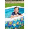 Nafukovací bazén Bestway 229x152x56cm květiny05