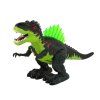 Žalias dinozauras, išmetantis garus