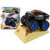Metalinis Monster Truck automobilis su rampu