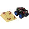 Metalinis Monster Truck automobilis su rampu
