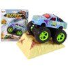 Metalinis Monster Truck automobilis su rampu