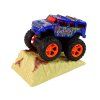 Metalinis Monster Truck automobilis su rampu