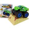 Metalinis Monster Truck automobilis su rampu