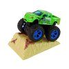 Metalinis Monster Truck automobilis su rampu