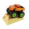 Metalinis Monster Truck automobilis su rampu