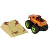 Metalinis Monster Truck automobilis su rampu