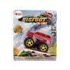 Metalinis Monster Truck automobilis su rampu